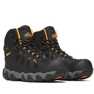 Thorogood Men's Crosstrex Series Waterproof 6" Black Safety Toe Hiker US Size 10